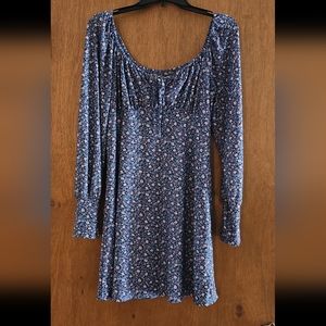 Lily Rose dress, size small, color blue floral